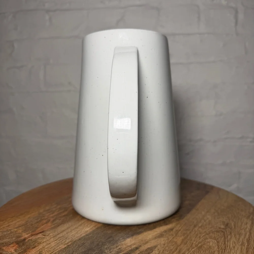 West Elm Aaron Probyn Light Gray Ceramic Water Jug